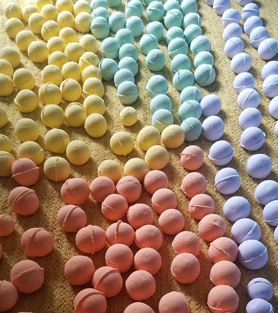 Bath Bombs. Shower Steamers, Bath Fizzies