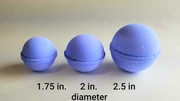 Bath Bombs, 2.5 in. diameter