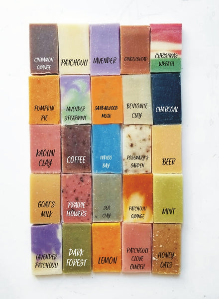 75 2-0z soaps with labels